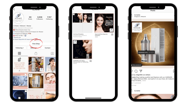 iSmart Communications Instagram Shopping Features For E-commerce Instagram Marketing